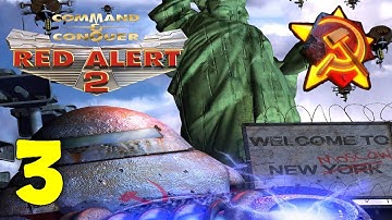 Red Alert 2 Soviet Campaign Walkthrough Part 3 - Big Apple | No Commentary