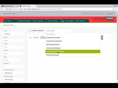 Batch Coversheet HTML