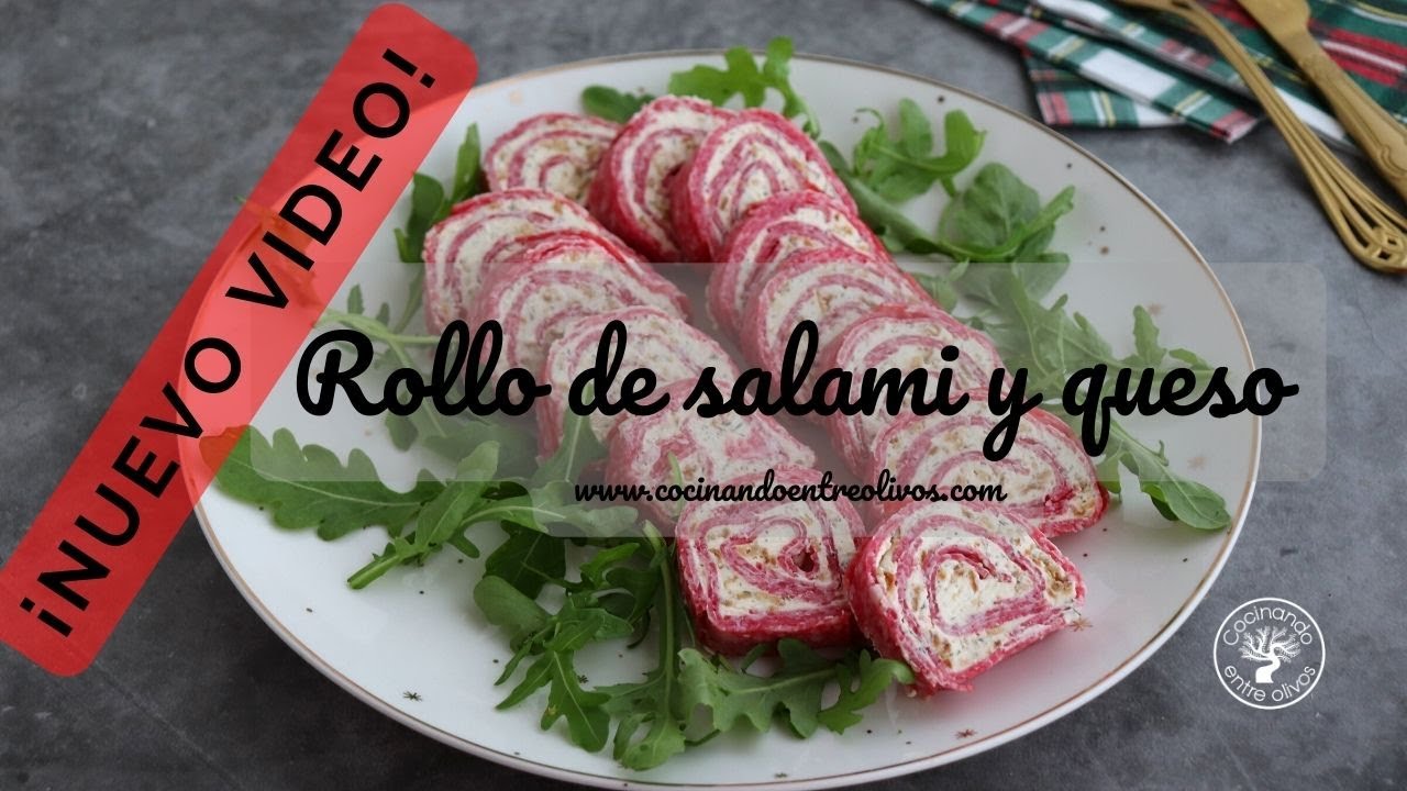 Receta de Rollo de salami y queso ¡Fácil y rico! - YouTube