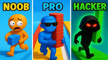 BRIDGE RACE : NOOB vs PRO vs HACKER
