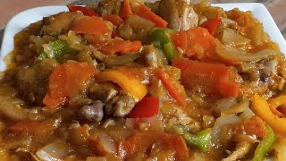 চিকেন ভেজিটেবল রেসিপি || Chicken vegetables recipe||