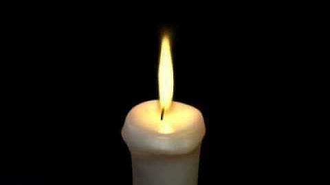 blender candle flame