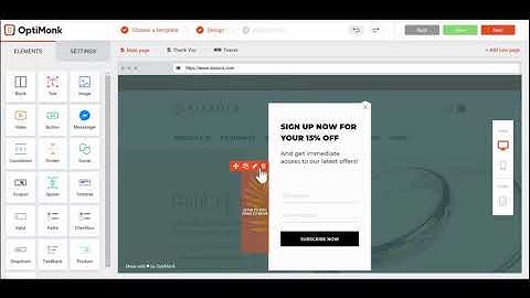 How to create a Shopify popup with OptiMonk to capture email & Messenger subscribers
