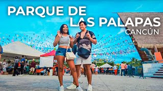 ¿Dónde comer BARATO en Cancún?  Parque de las Palapas