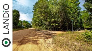 SOLD by LANDiO • Land for Sale in Texas • Wooded Corner Lot with Utilities