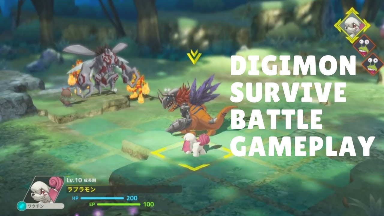 Digimon Survive Gameplay Battle Gameplay Ps4 Switch Youtube