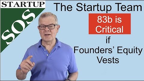 Why the Founder 83b Election is Critical to File on Time if Founder Stock Vests