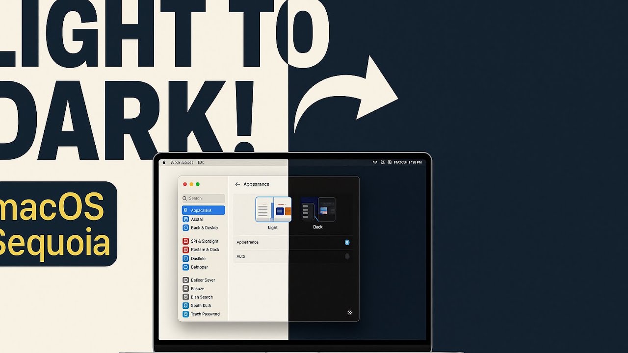 Cara Mengganti Mode Terang ke Gelap (Dark Mode) di macOS Sequoia 15.4.1 | Tutorial Mac Terbaru 2025