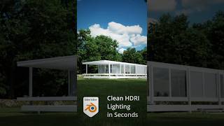 Clean HDRI Lighting in Seconds #blender3d
