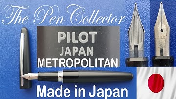 PILOT Metropolitan All Black M Nib Fountain Pen Review