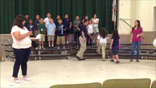 Olivia Thurlemann's at 3rd Grade math award Ceremony 2012