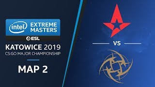 CS:GO - Astralis vs. NiP [Dust2] Map 2 - Quarterfinals - Champions Stage - IEM Katowice 2019