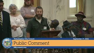 Stated Meeting of Philadelphia City Council 9-17-26 B