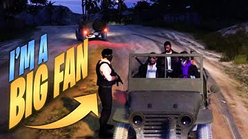 Mr. K Meets a Fan at Cayo Perico Island | NoPixel GTA RP