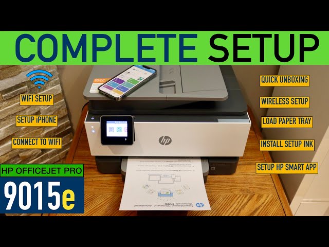 HP OfficeJet Pro 7720 Wide Format All-in-One Printer series Setup