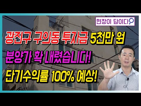 광진구 구의동 투자금 5천만 <strong>원</strong> 분양가 확 내렸습니다! 단기수익률 <strong>100</strong>% 예상!