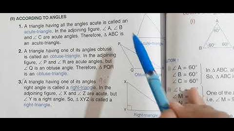 Ch-13. Triangles and quadrilateral. Ex-13.1