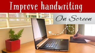 EASY TIPS TO IMPROVE HANDWRITING ON PEN TABLET (in Hindi) screenshot 4