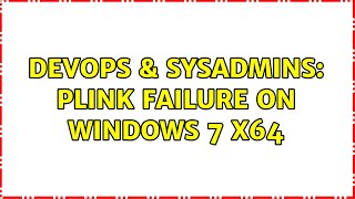 Famous DevOps & SysAdmins: Plink failure on Windows 7 x64 Net Worth