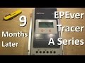 The EPSolar EPEver Tracer A Series after Nine Months of Use - 12v Solar Shed