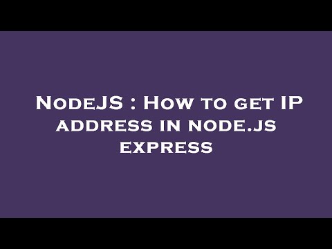 NodeJS : How