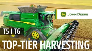 JOHN DEERE T5 and T6 walker combine: The game-changer in harvesting technology