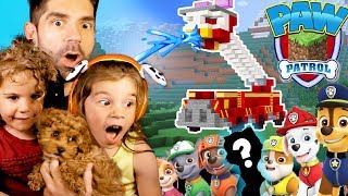 Paw Patrol Minecraft Adventure with My Daughter! :: Finding Everest