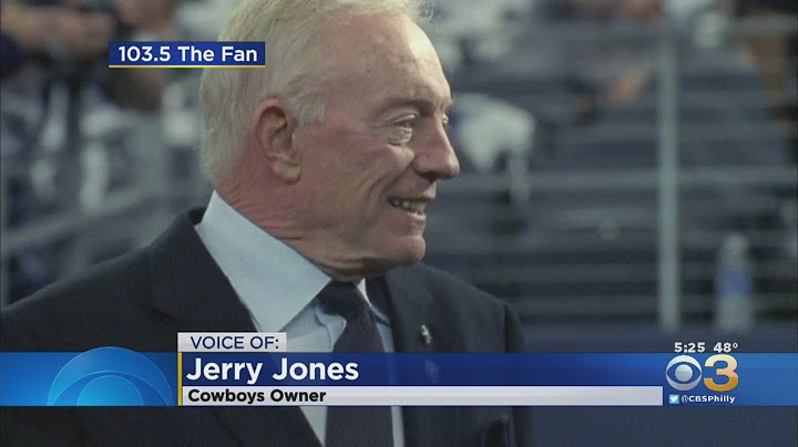 Jerry Jones Gets Upset During Radio Show Interview