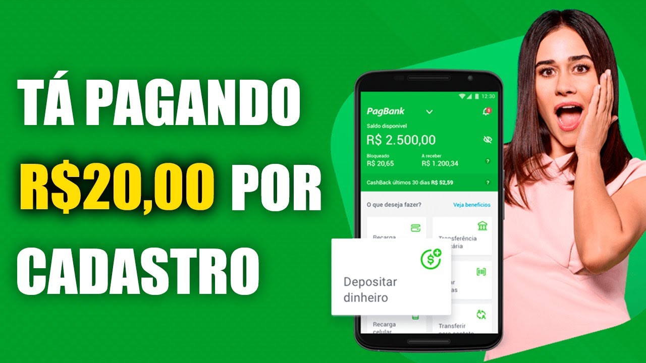 ESTE APLICATIVO ESTÁ PAGANDO 20 REAIS POR CADASTRO E 10 POR