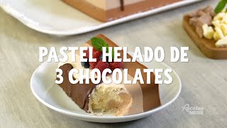 PASTEL HELADO DE 3 CHOCOLATES