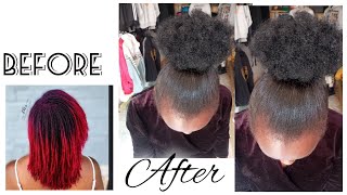 HOW TO: COMB OUT DREADLOCKS |•
