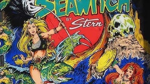 1980 Stern SEAWITCH pinball machine in action