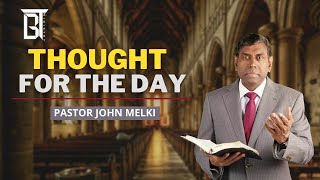 Jesus our only hope- Thought For The Day- John Melki