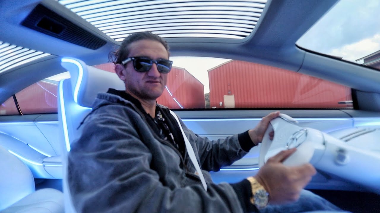 insane new electric car, it's not a Tesla, on YouTube