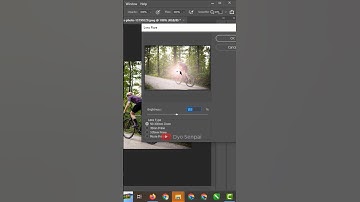 Add lens flare effect in Photoshop #shorts #photoshop