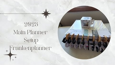 2023 Main Planner Setup Frankenplanner