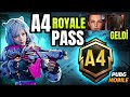 A4 ROYALE PASS GELDİ | SEZON 5 SAÇI | SEZON 4 YÜZÜ | PUBG MOBILE