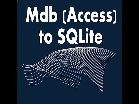 Mdb to Sqlite