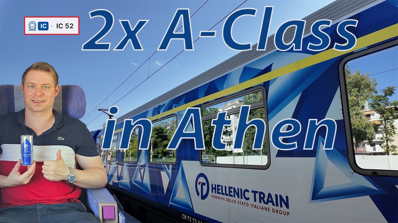 InterCity A-CLASS in Athen 6er Abteil und 4er Abteil