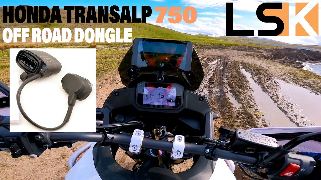 Honda Transalp 750 OFF ROAD Mode by a Click of a Button with LSK