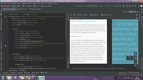 Text and Scrolling Views - Android Studio | Pemrograman Bergerak