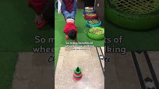 Benefits of wheelbarrow walking #LFAC #wheelbarrowwalk #occupationaltherapy