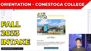 Orientation Details - Conestoga College - Fall 2023 Intake