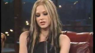 Avril Lavigne on Late Late Show '04 (part 1)