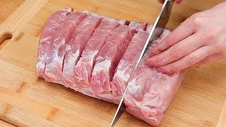 Nur wenige kennen dieses Geheimnis! Unglaublich einfach! Hast du Fleisch zu Hause? ASMR