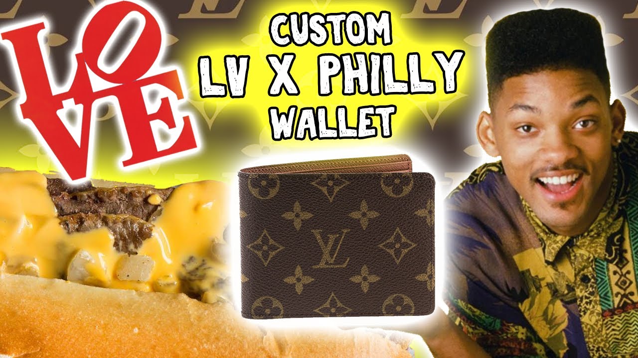 Custom Louis Vuitton Wallet - Philadelphia x LV 