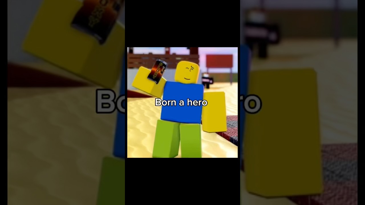Born a hero… hero? #roblox #forsaken #memes