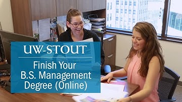 Finish Your B.S. Management Degree (Online) | UW-Stout