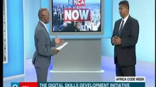 Launch of Africa Code Week 2018 - Sunil Geness Interview on eNews Channel Africa
