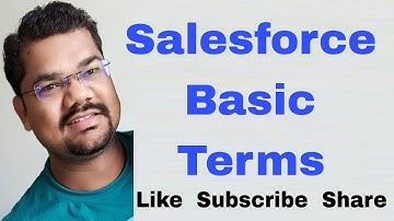 #3 Salesforce Terminologies | Basic Terms in Salesforce - Org, Object, Field, Record, Tab, App